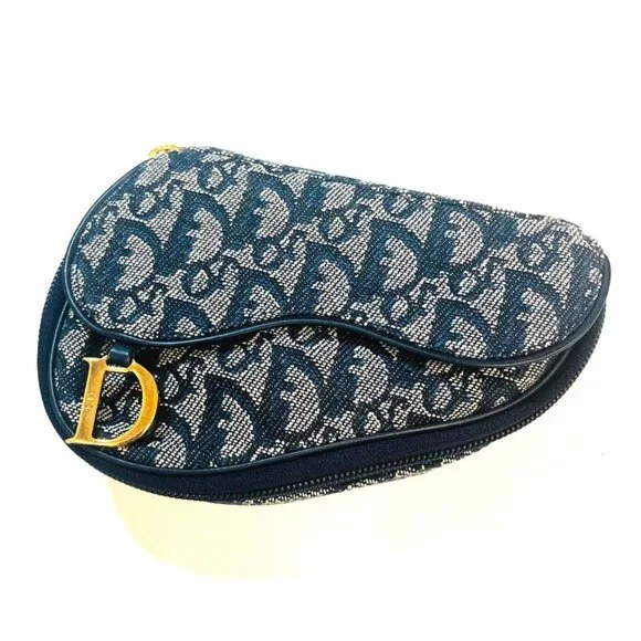 Christian Dior Saddle Pouch With Trotter Pattern X2104 - Picture 1 of 10